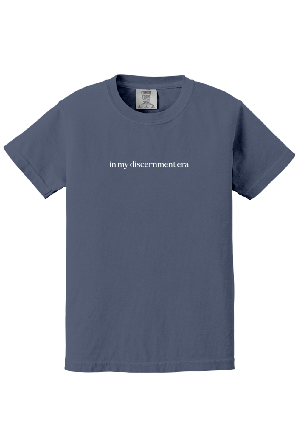 In My Discernment Era Youth T-shirt - Comfort Colors