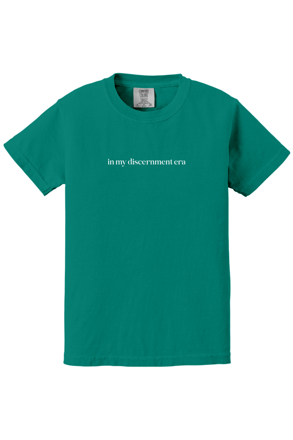 In My Discernment Era Youth T-shirt - Comfort Colors