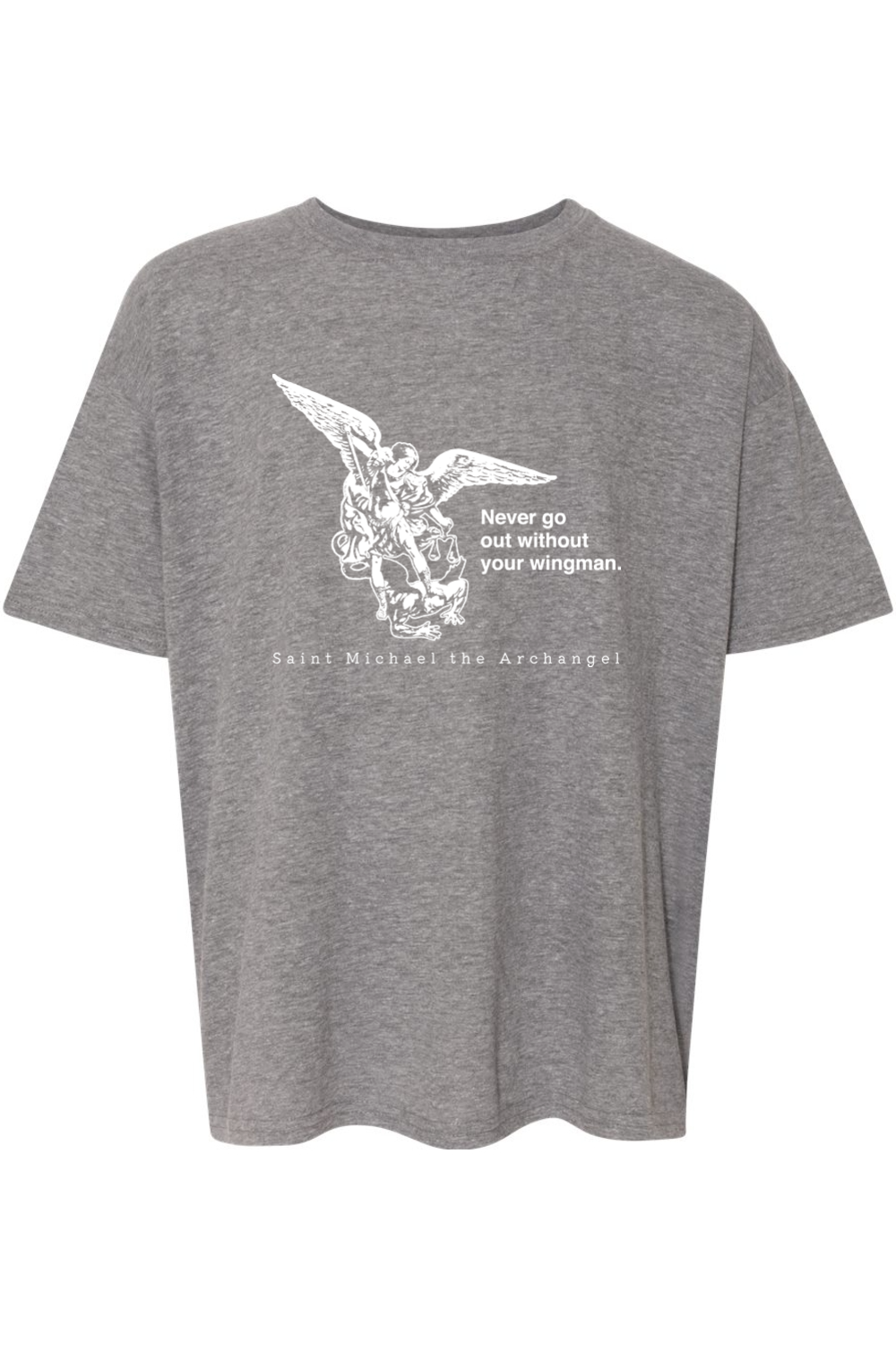 Never Go Without Your Wingman - St. Michael the Archangel Youth T-Shirt