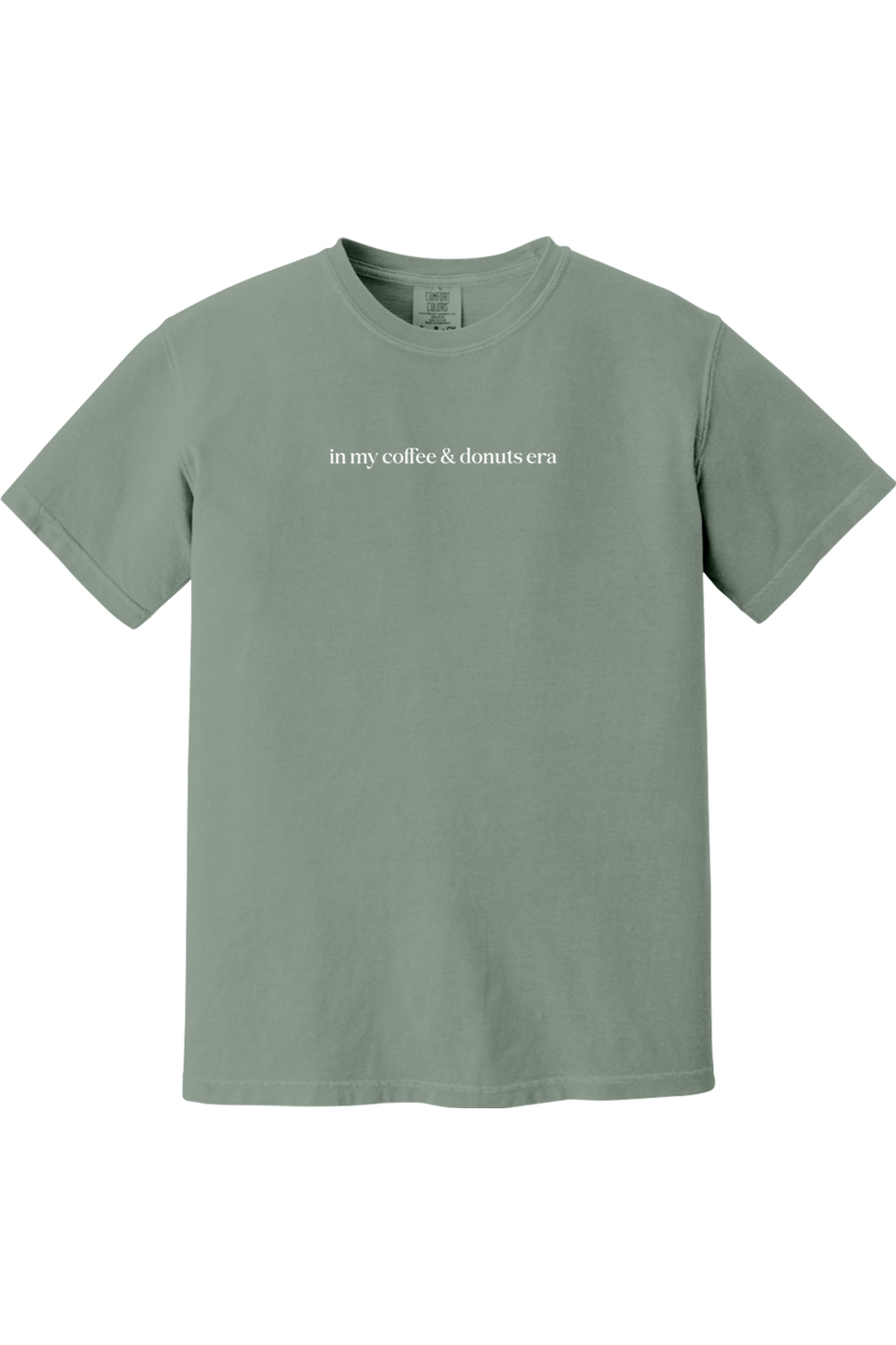 In My Coffee & Donuts Era Adult T-shirt - Comfort Colors