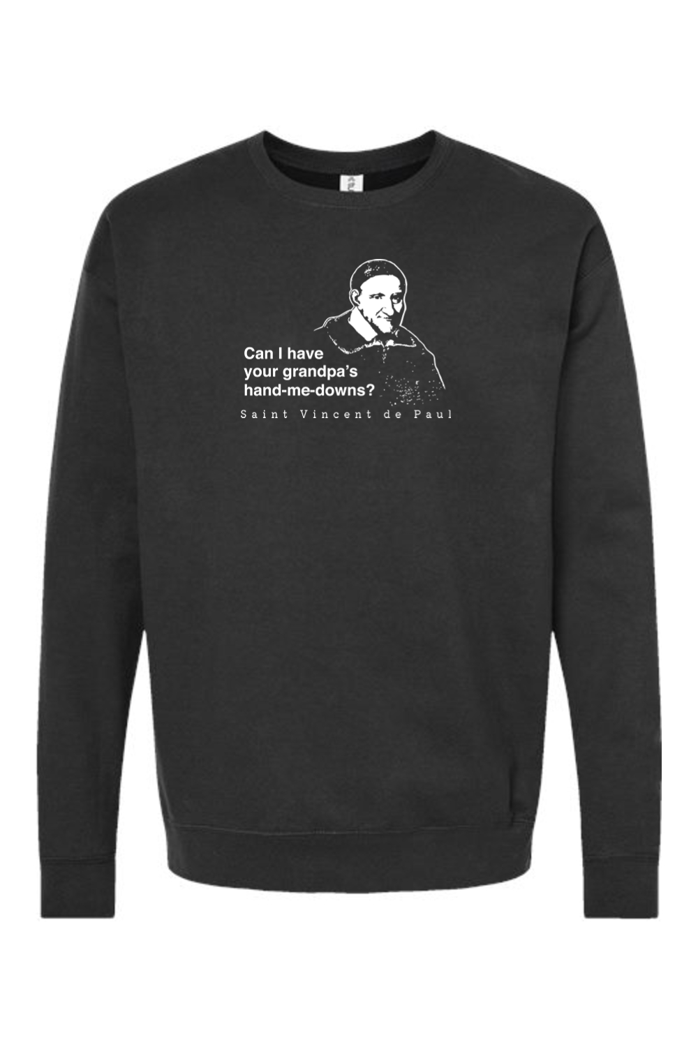 Grandpa's Hand-me-downs - St Vincent de Paul Crewneck Sweatshirt