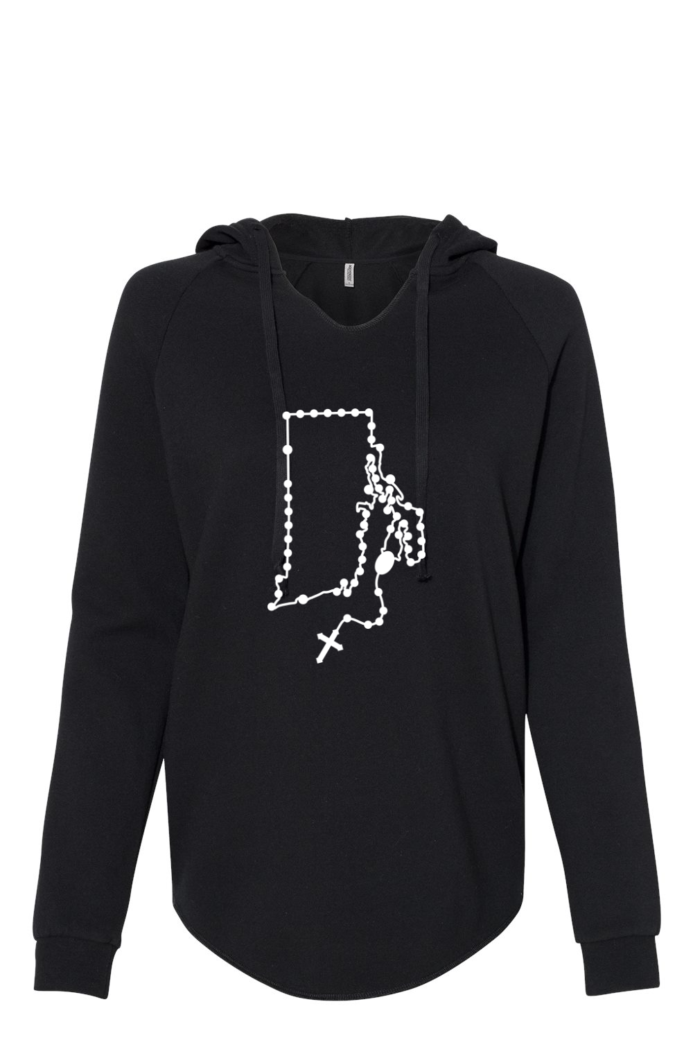 Rhode Island Catholic Rosary Drop Hoodie