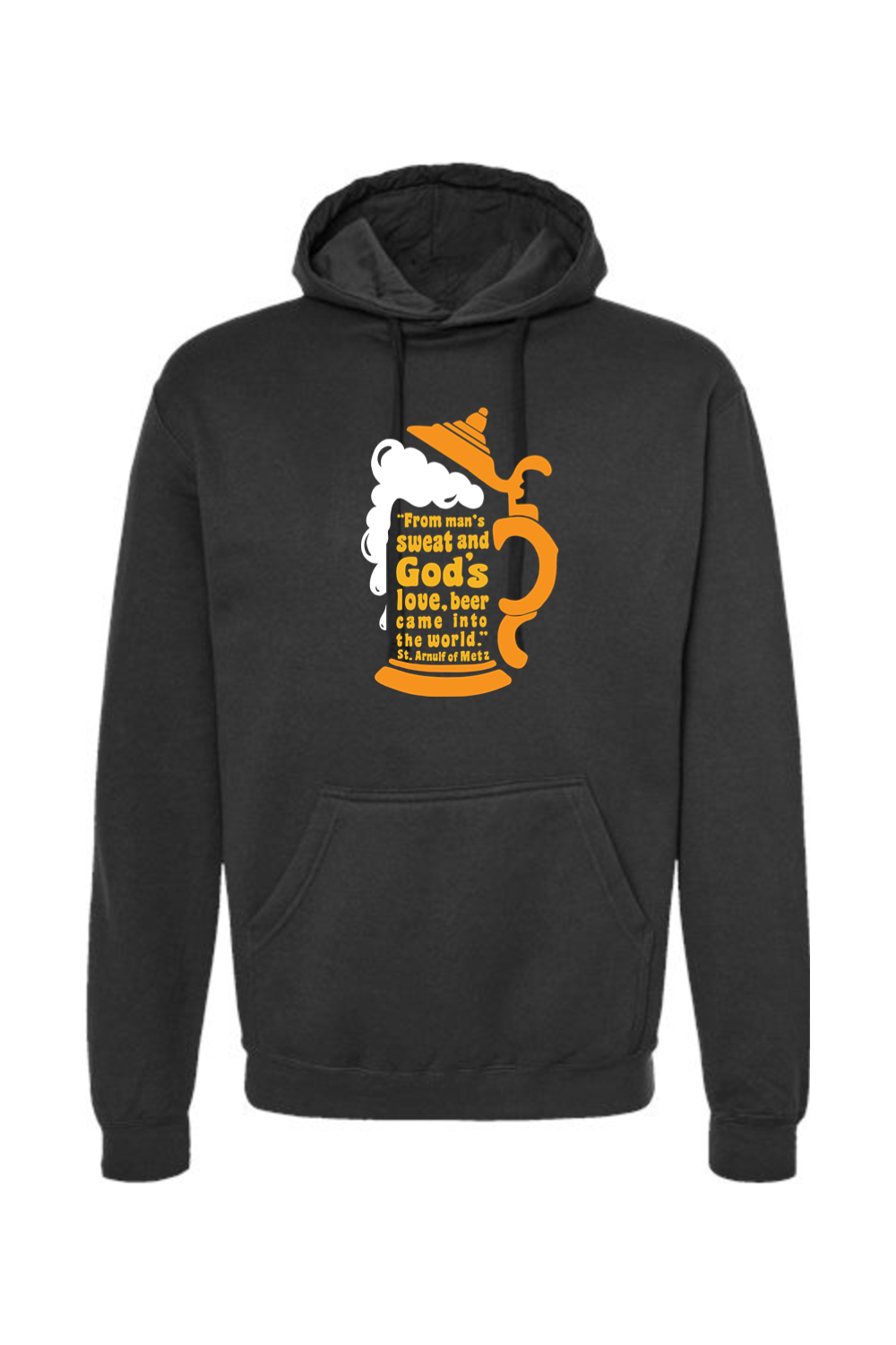 Beer Stein Quote - Hoodie Sweatshirt