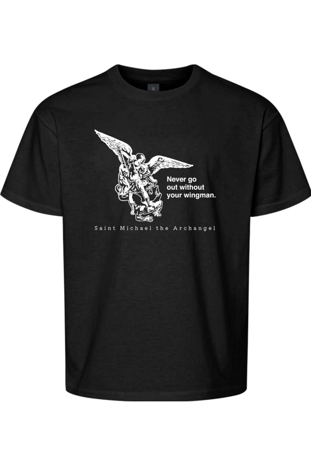 Never Go Without Your Wingman - St. Michael the Archangel Youth T-Shirt