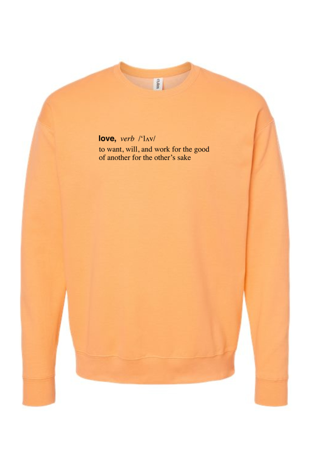 Love is a Verb - Crewneck Sweatshirt