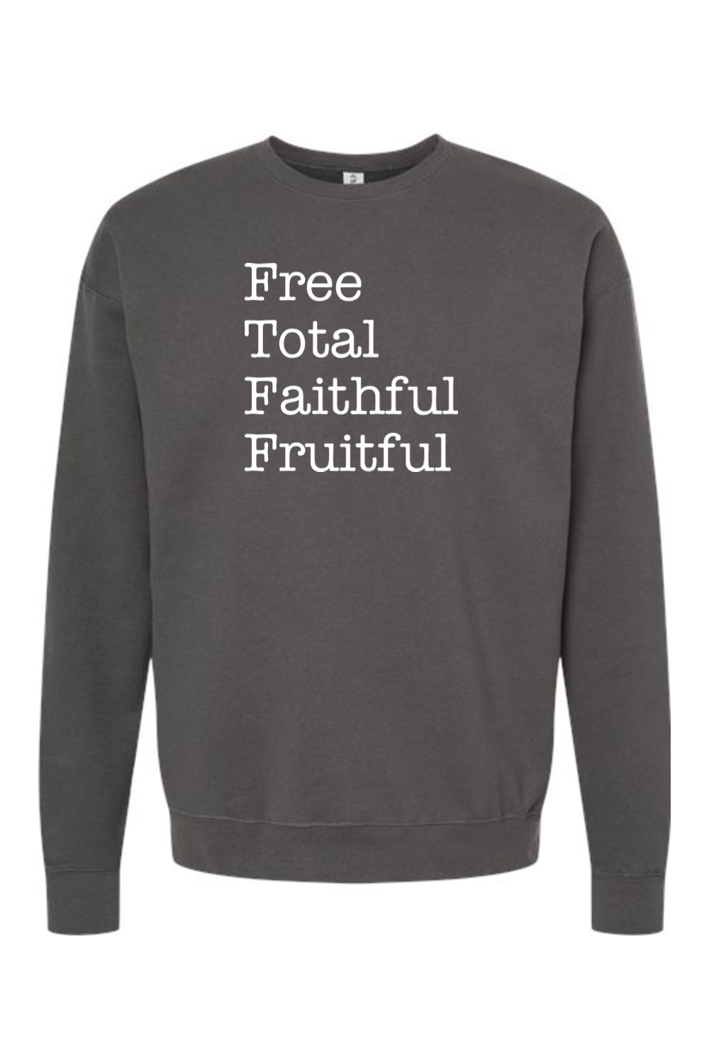 Free Total Faithful Fruitful - Theology of the Body Crewneck Sweatshirt