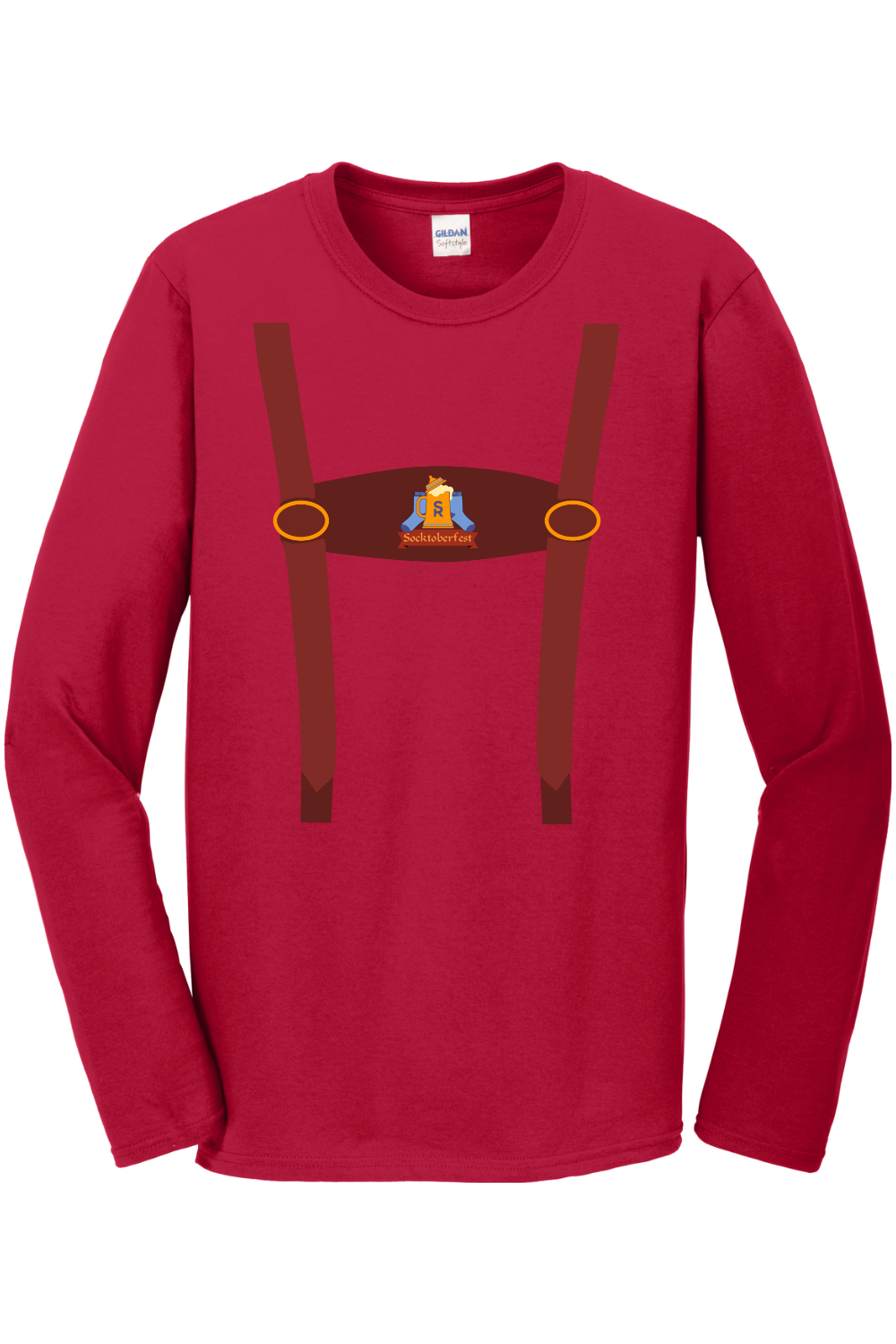 Socktoberfest Lederhosen Long Sleeve