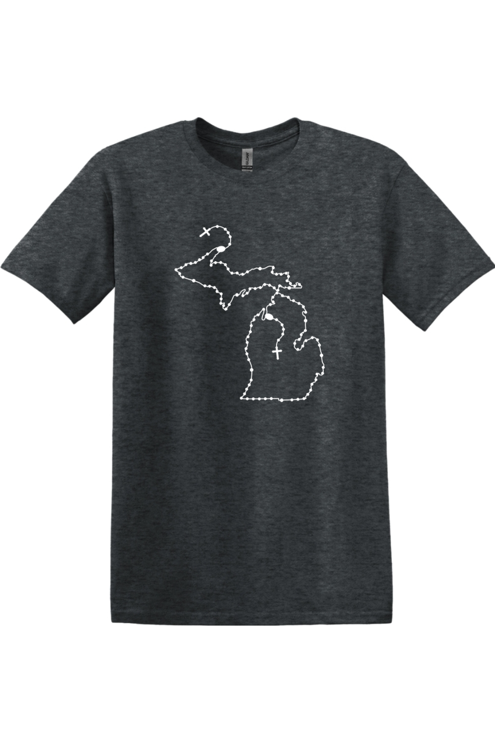 Michigan Rosary Catholic  Adult T-shirt