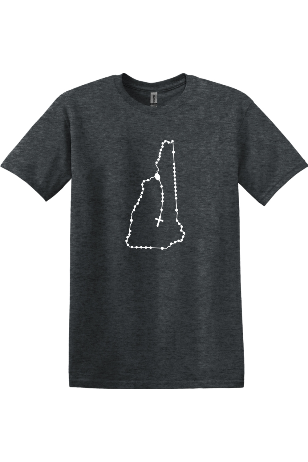 New Hampshire Catholic Rosary Adult T-shirt