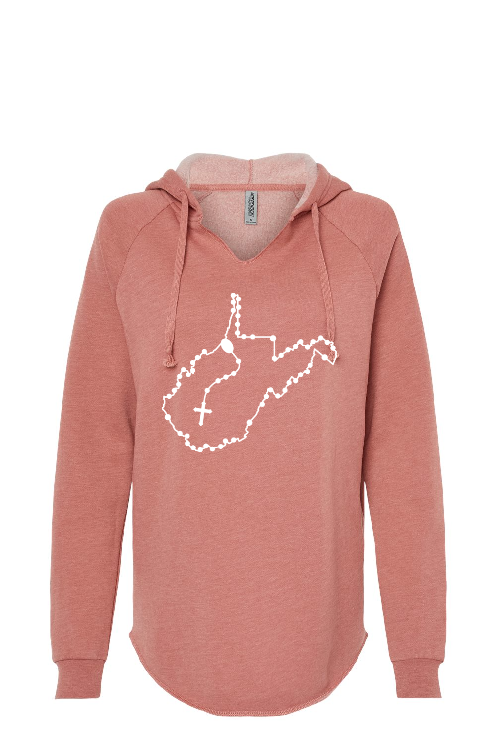 West Virginia Catholic Rosary Drop Hoodie