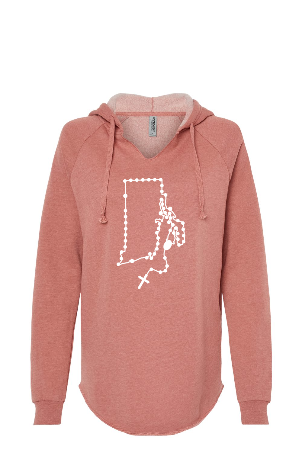 Rhode Island Catholic Rosary Drop Hoodie