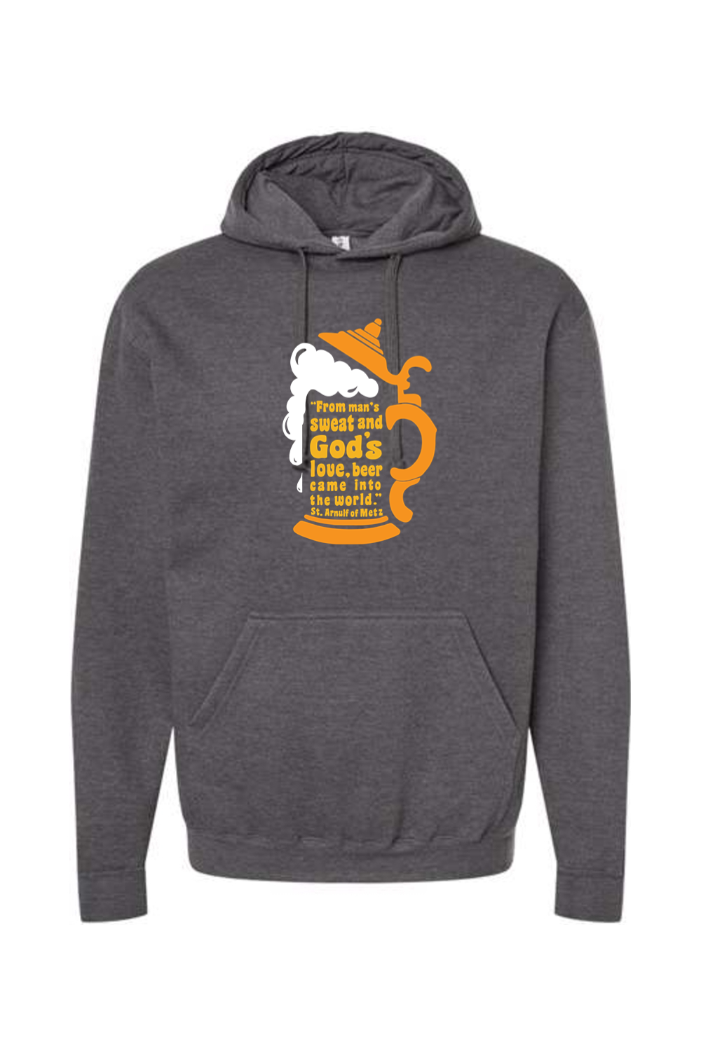 Beer Stein Quote - Hoodie Sweatshirt