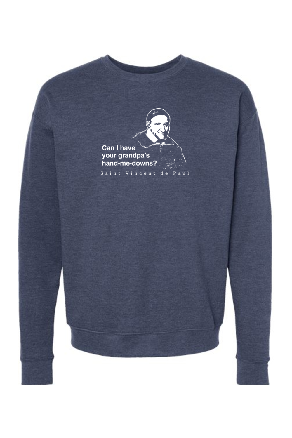 Grandpa's Hand-me-downs - St Vincent de Paul Crewneck Sweatshirt