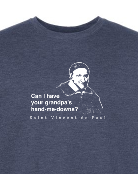 Grandpa's Hand-me-downs - St Vincent de Paul Crewneck Sweatshirt