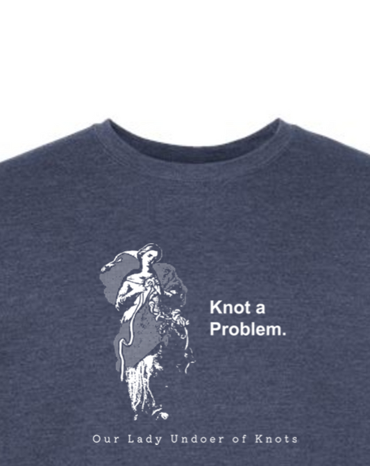 Knot a Problem - Our Lady Undoer of Knots Crewneck Sweatshirt