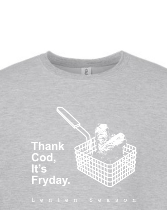 TCIF - Thank Cod, Its Fryday Fish Fry Crewneck Sweatshirt