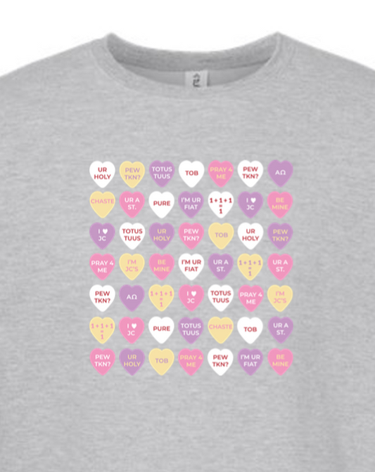 Candy Hearts - Crewneck Sweatshirt