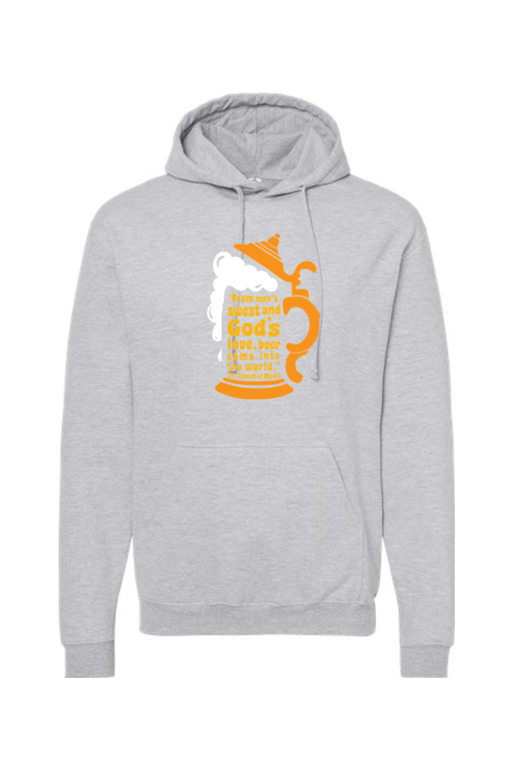 Beer Stein Quote - Hoodie Sweatshirt