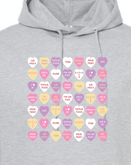 Candy Hearts - Hoodie Sweatshirt