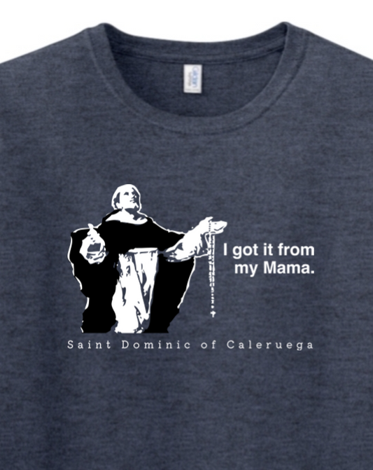 I Got It From My Mama - St Dominic Adult T-Shirt