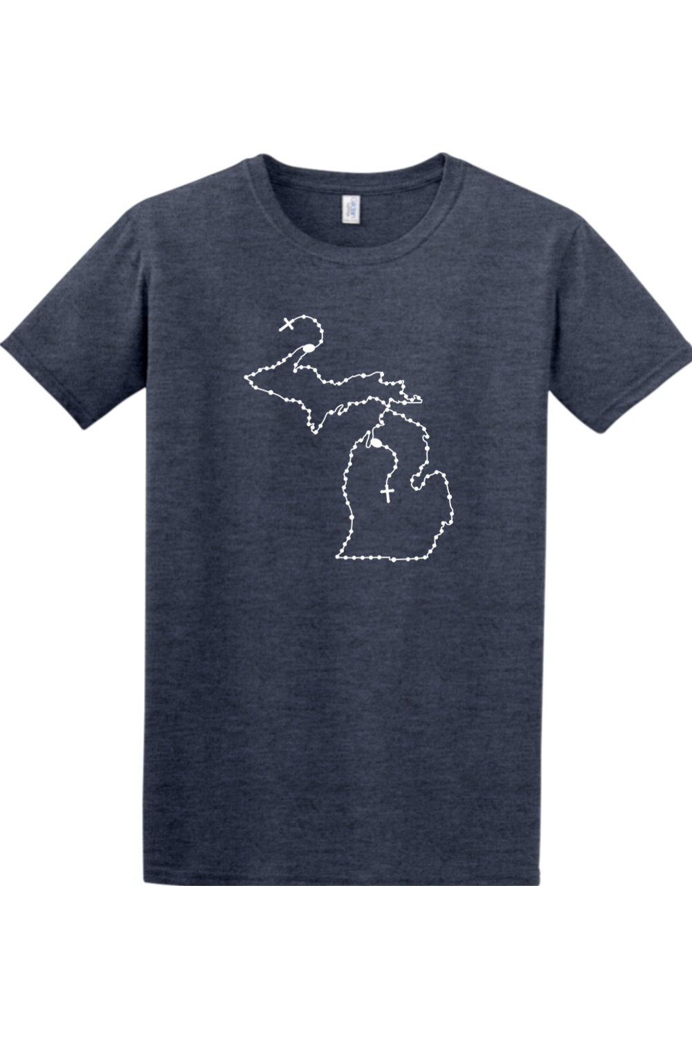 Michigan Rosary Catholic  Adult T-shirt