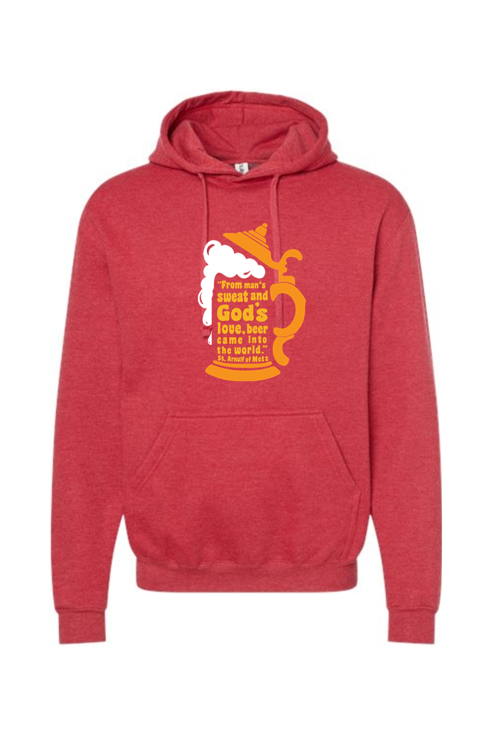 Beer Stein Quote - Hoodie Sweatshirt