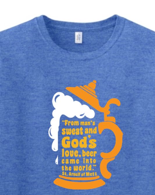 Beer Stein Quote - Adult T-shirt