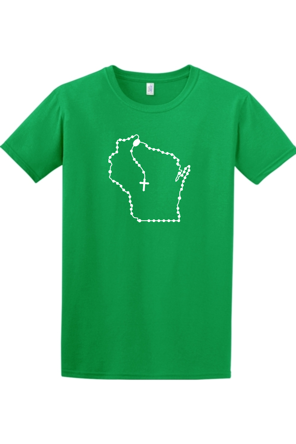 Wisconsin Catholic Rosary Adult T-shirt