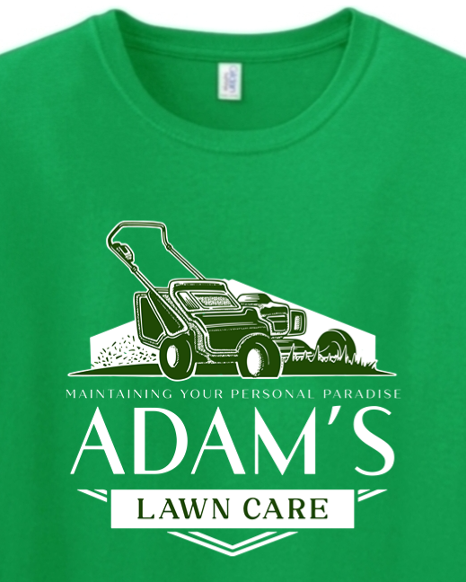 Adam's Lawn Care Adult T-Shirt