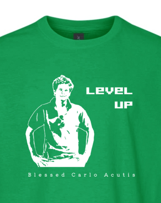 Level Up - Bl. Carlo Acutis - Youth T-Shirt