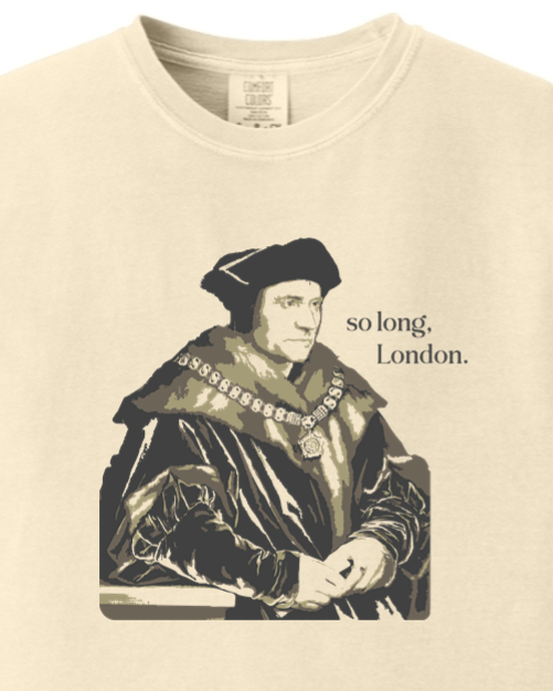 So Long, London - St. Thomas More Adult T-Shirt - Comfort Colors