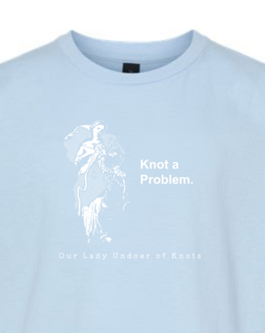 Knot a Problem - Our Lady Undoer of Knots Youth T-Shirt