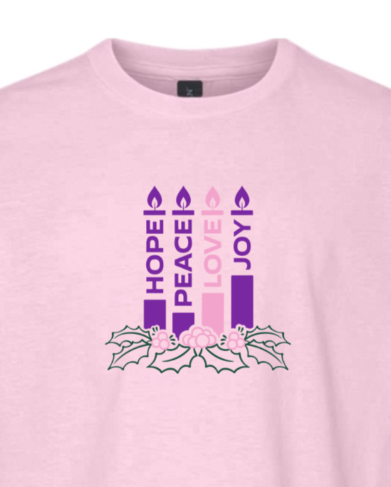 Advent Wreath Youth T-shirt