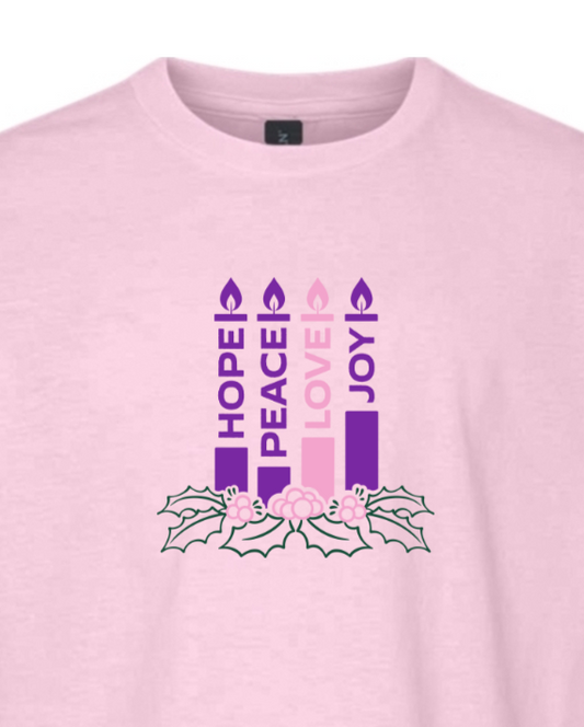 Advent Wreath Youth T-shirt