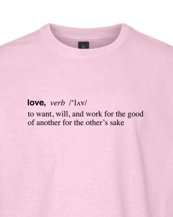 Love is a Verb - Love Youth T-Shirt