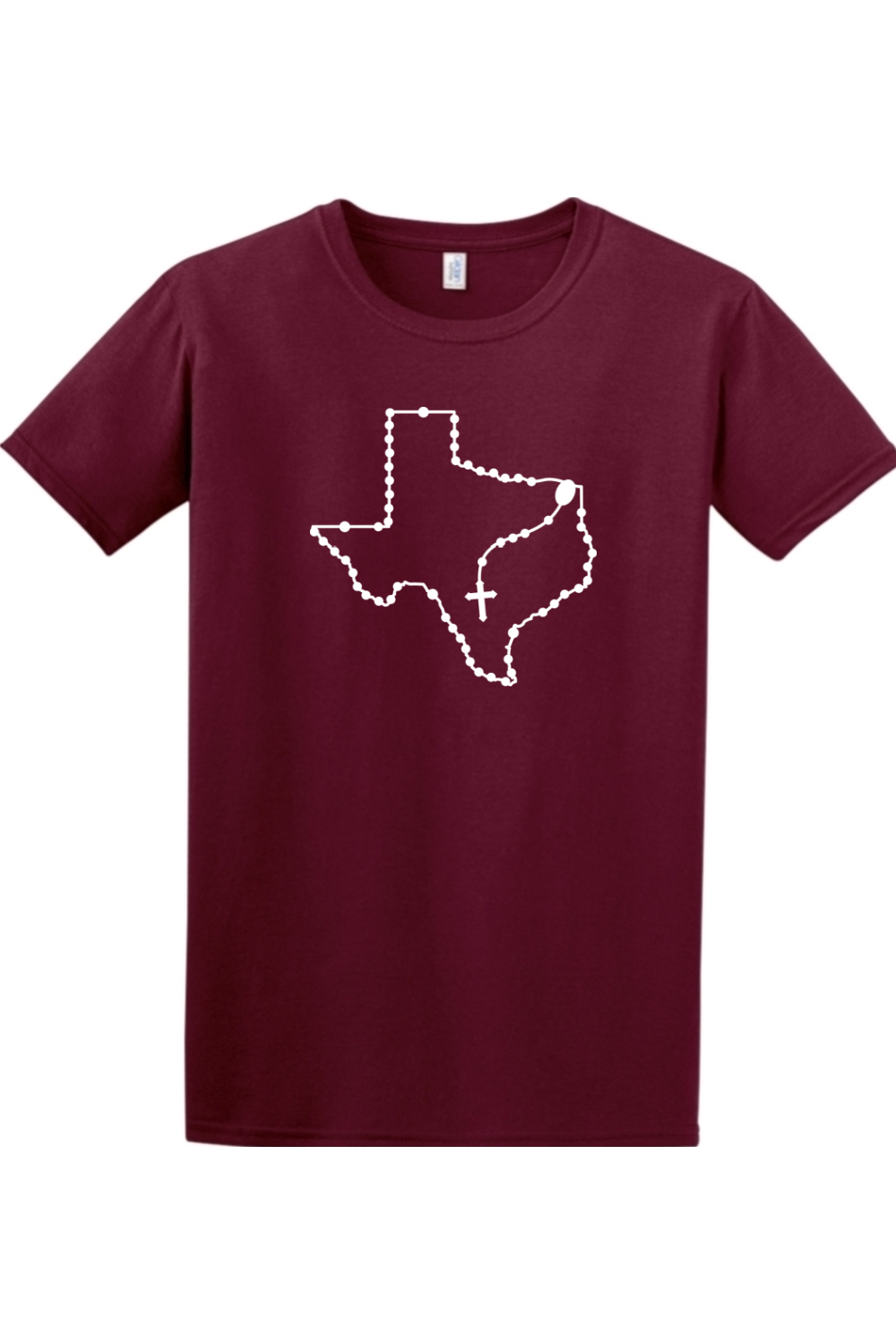 Texas Catholic Rosary Adult T-shirt