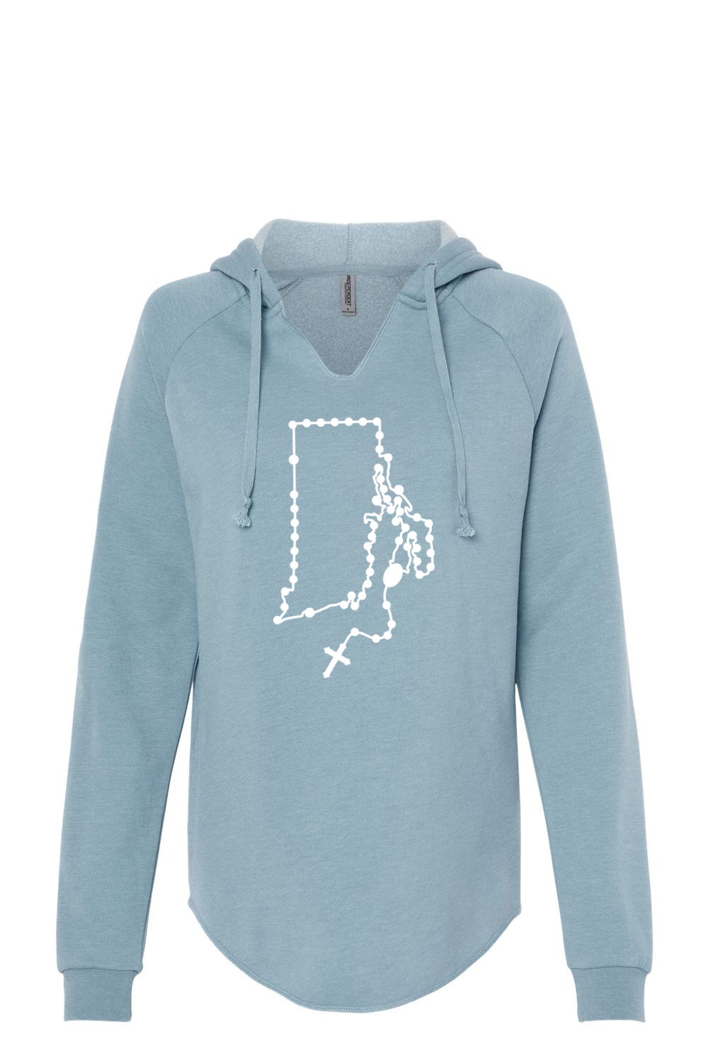 Rhode Island Catholic Rosary Drop Hoodie