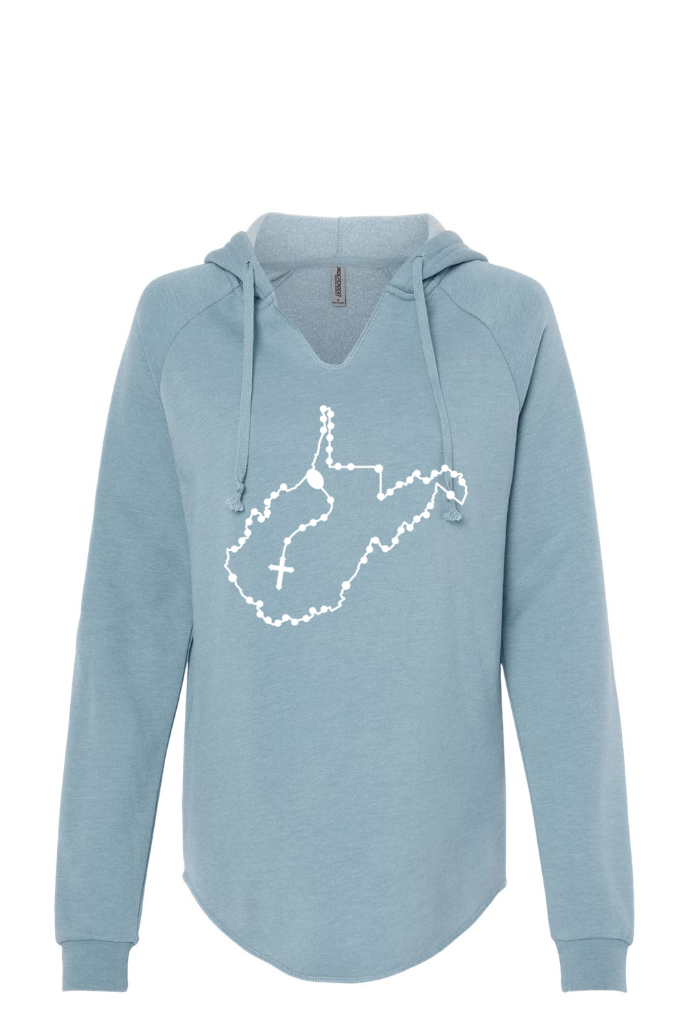 West Virginia Catholic Rosary Drop Hoodie