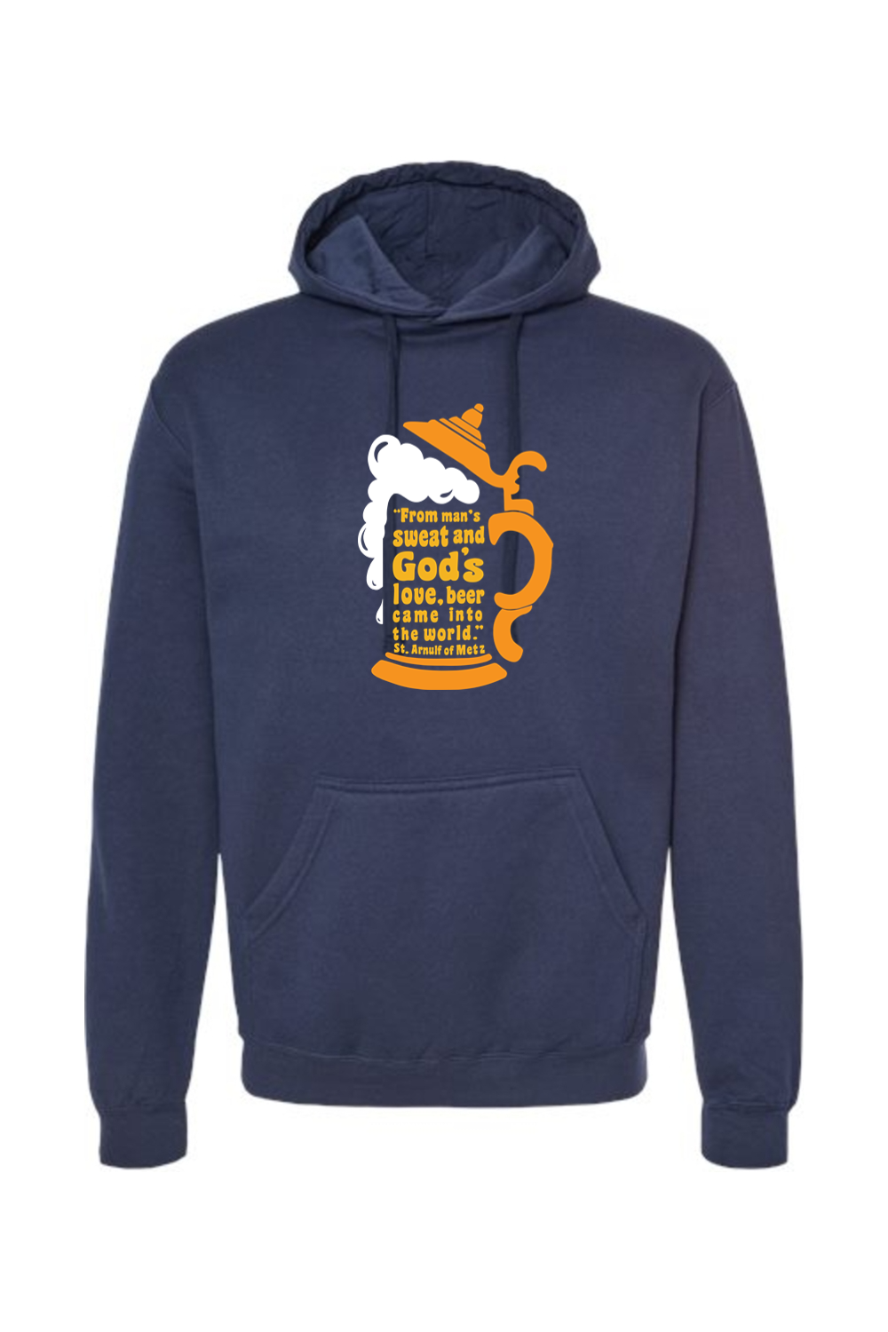 Beer Stein Quote - Hoodie Sweatshirt