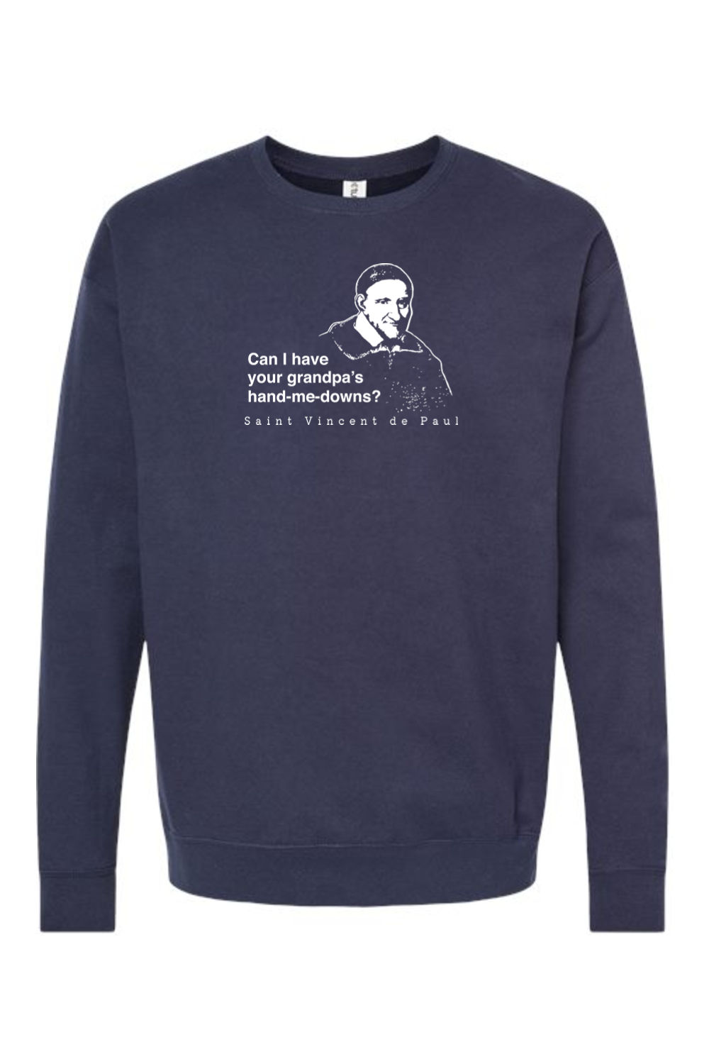 Grandpa's Hand-me-downs - St Vincent de Paul Crewneck Sweatshirt