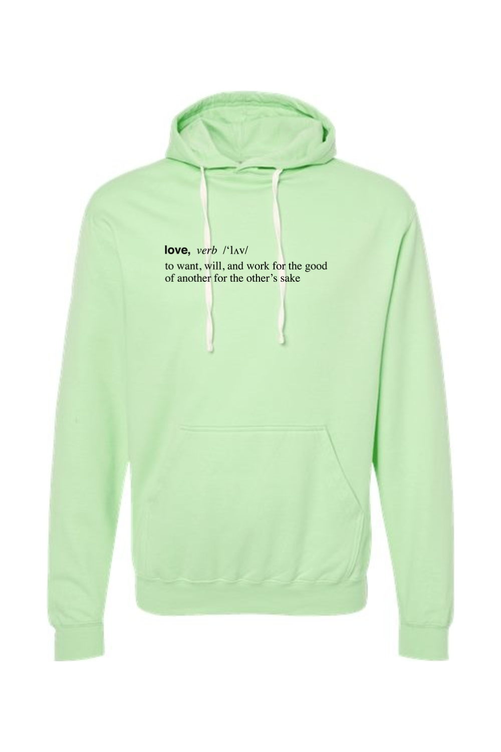 Love is a Verb - Hoodie Sweatshirt