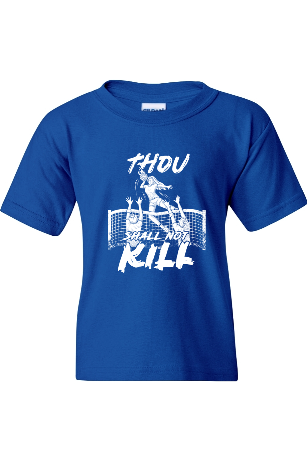 Thou Shall Not Kill - Catholic Volleyball Youth T-Shirt