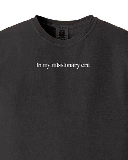 In My Missionary Era Adult T-shirt - Comfort Colors