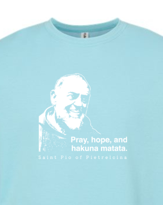 Hakuna Matata - St. Padre Pio Crewneck Sweatshirt