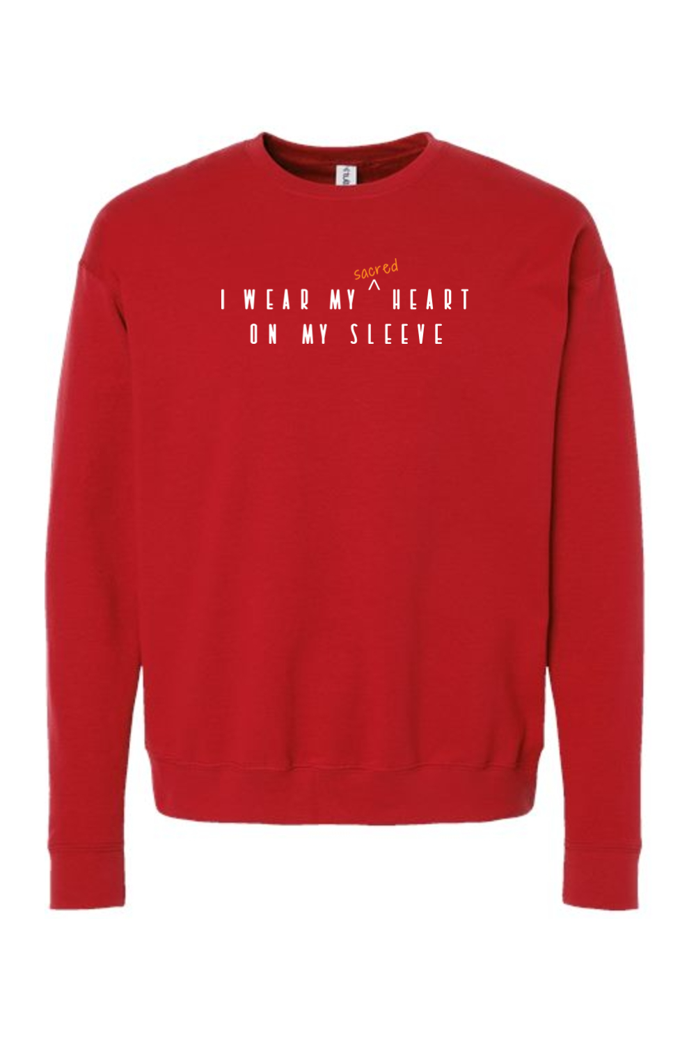 Sacred Heart On My Sleeve - Crewneck Sweatshirt