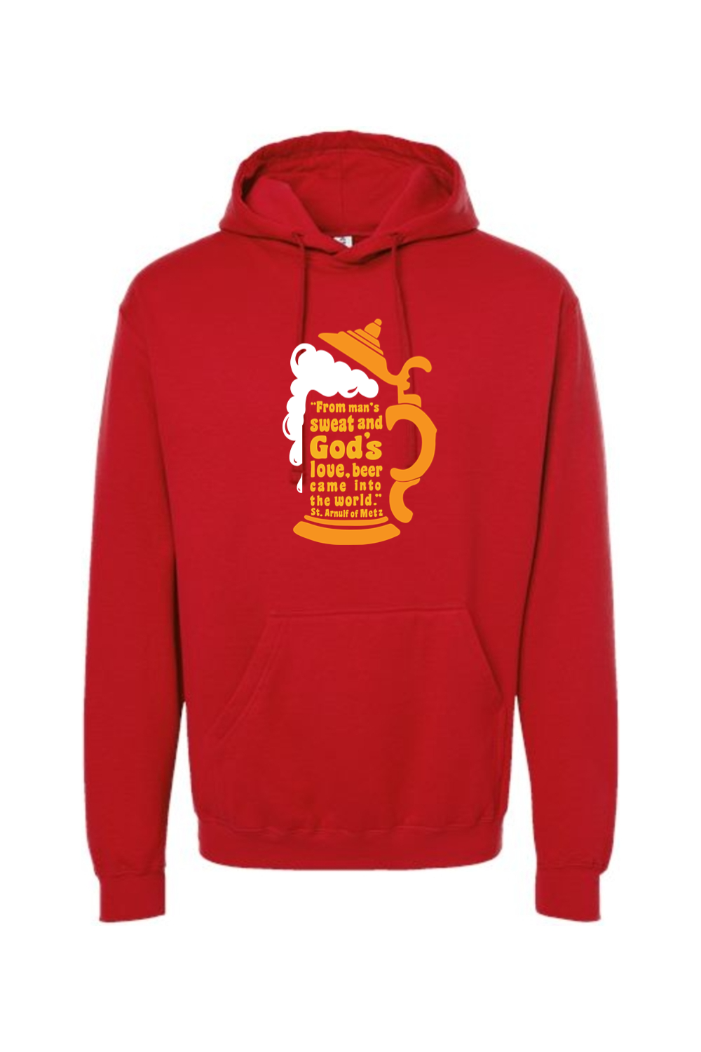 Beer Stein Quote - Hoodie Sweatshirt