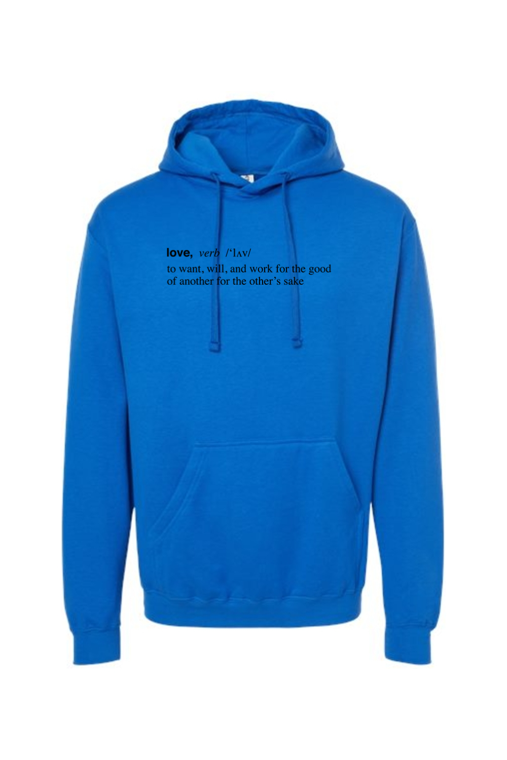 Love is a Verb - Hoodie Sweatshirt