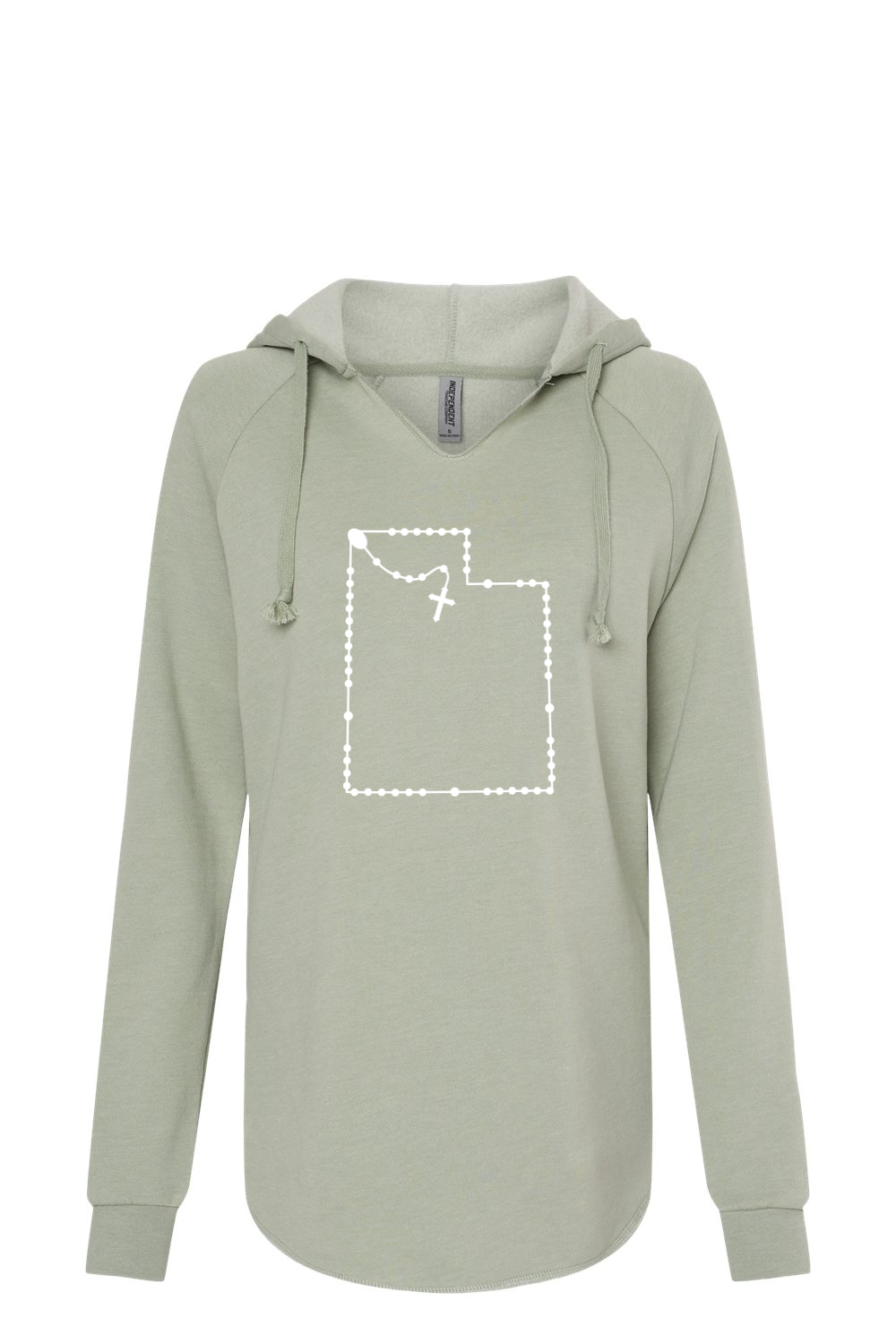 Utah Catholic Rosary Drop Hoodie