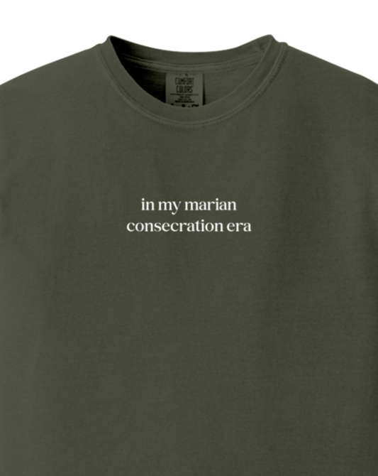 In My Marian Consecration Era Adult T-shirt - Comfort Colors