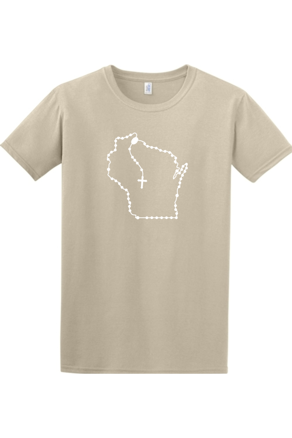 Wisconsin Catholic Rosary Adult T-shirt